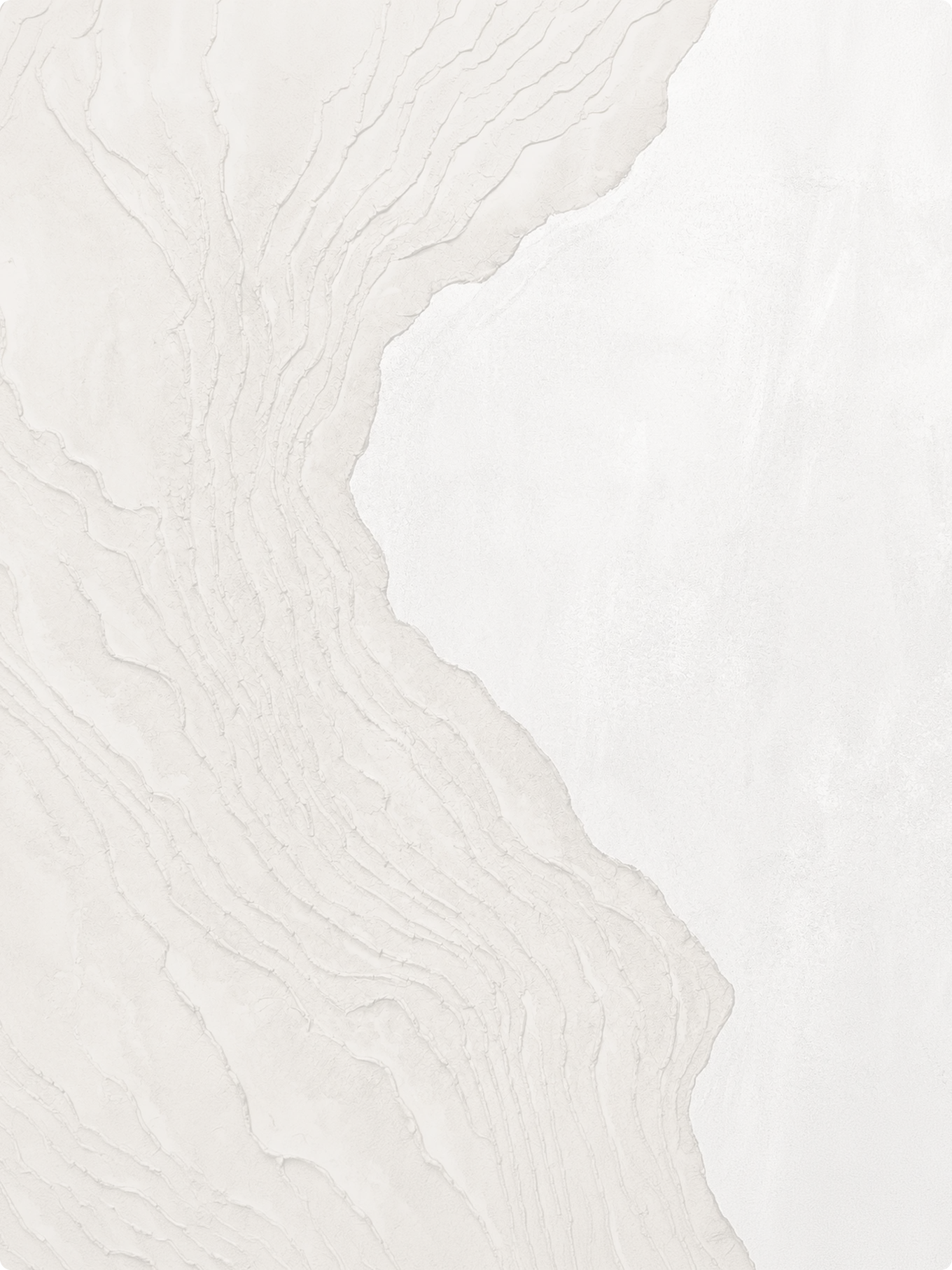 Subtle white embossed decorative pattern with flowing organic curves and delicate line work on light background