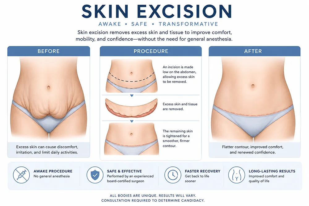 Skin excision explainer image